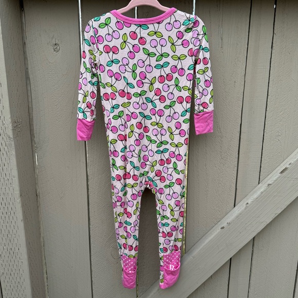 Posh Peanut Summer Cherry Convertible Footie - Picture 2 of 5